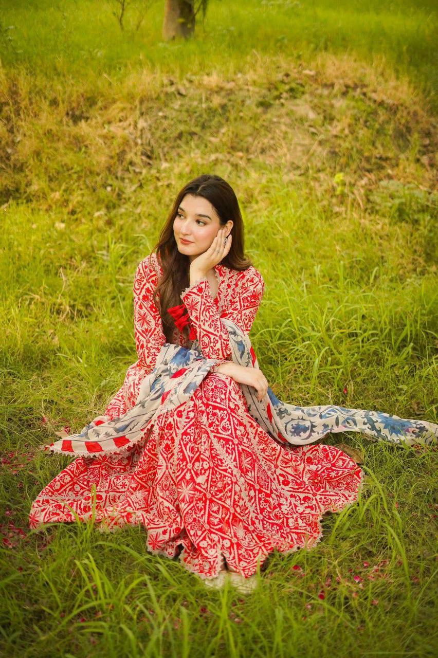 SUMMER LAWN COLLECTION ANEELA'S BRAND UNSTITCHED 3 PIECE