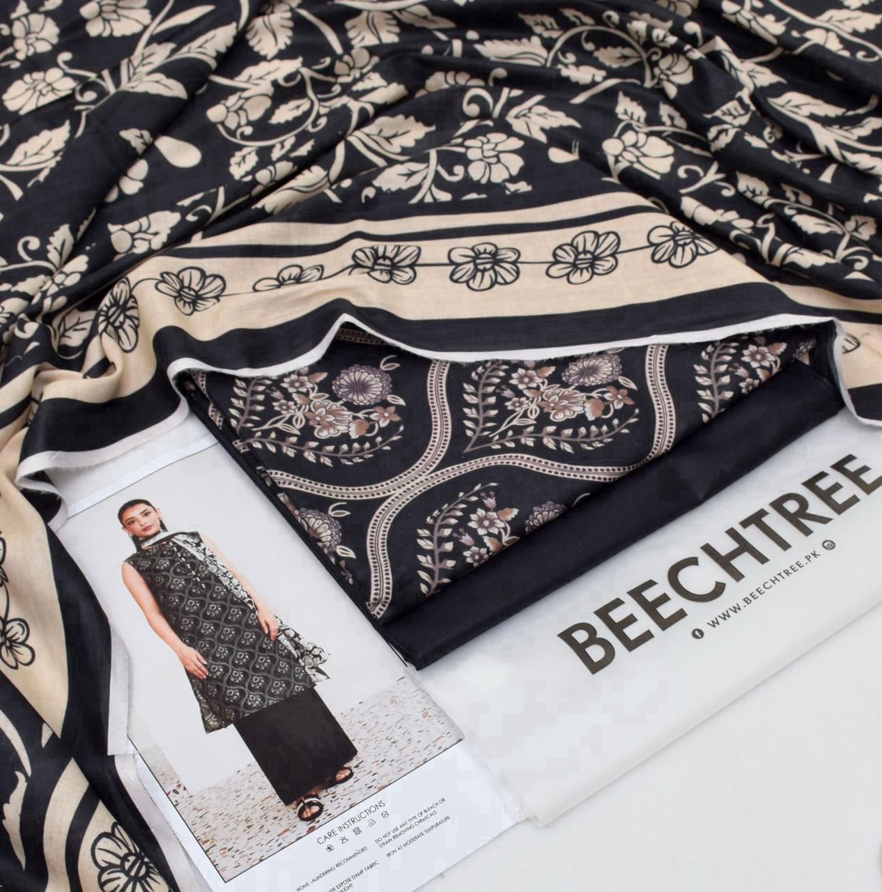 SUMMER LAWN COLLECTION BEECHTREE 3 PIECE UNSTITCHED DIGITAL BEAUTIFUL DIFFERENT PRINTS
