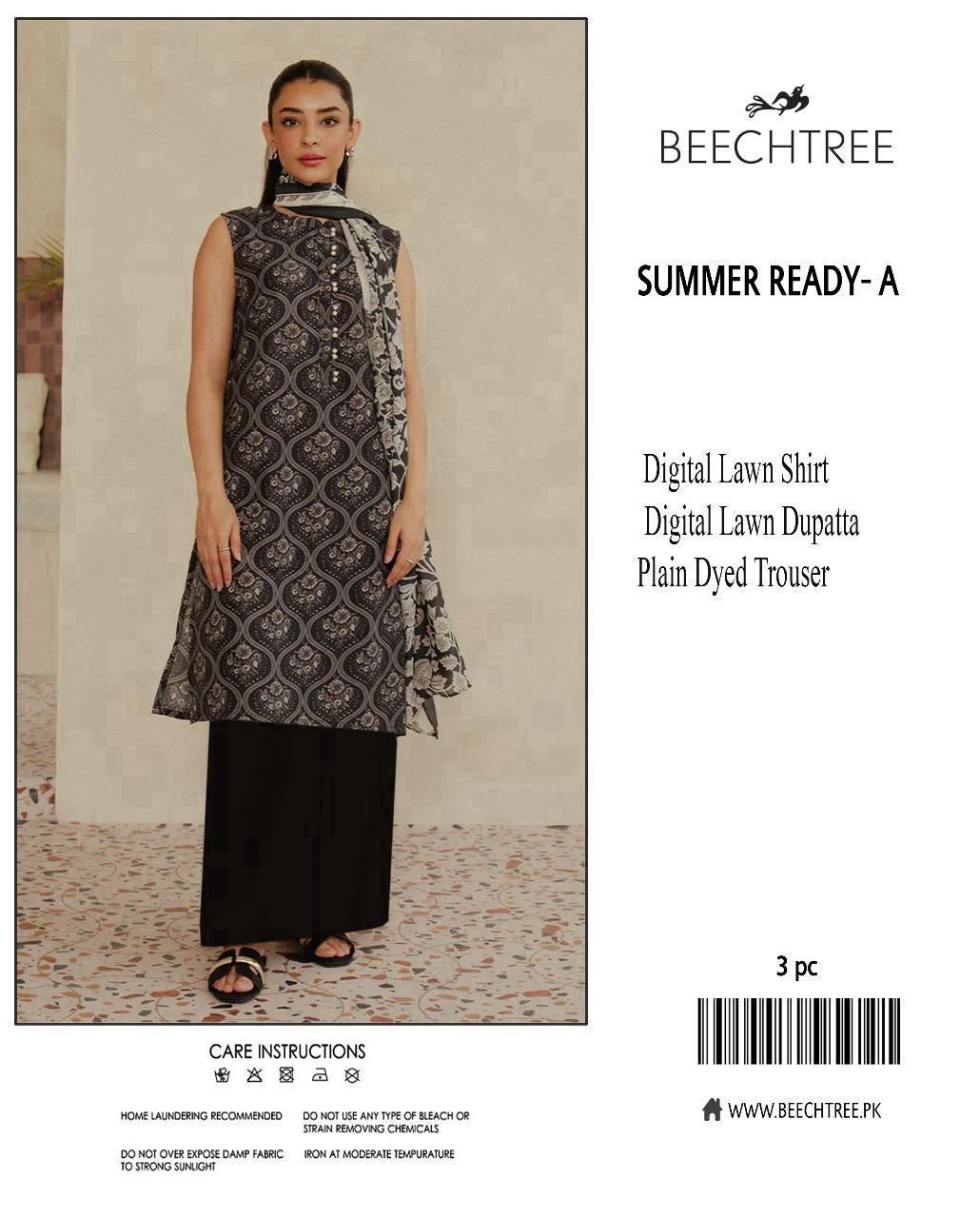 SUMMER LAWN COLLECTION BEECHTREE 3 PIECE UNSTITCHED DIGITAL BEAUTIFUL DIFFERENT PRINTS