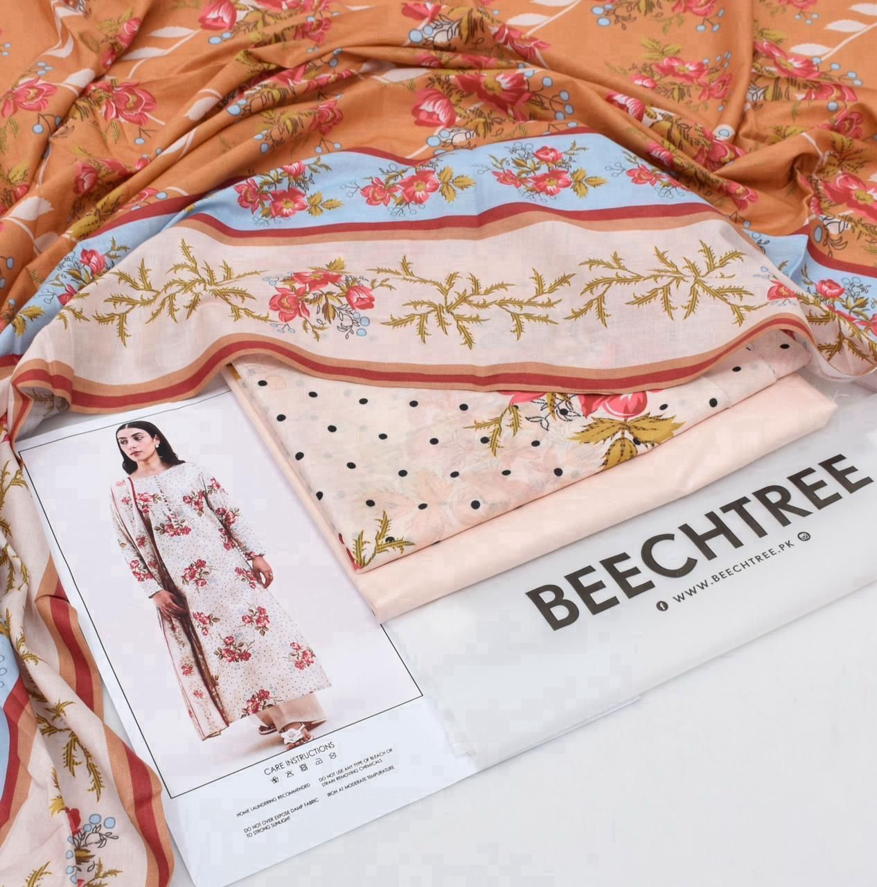 SUMMER LAWN COLLECTION BEECHTREE 3 PIECE UNSTITCHED DIGITAL BEAUTIFUL DIFFERENT PRINTS