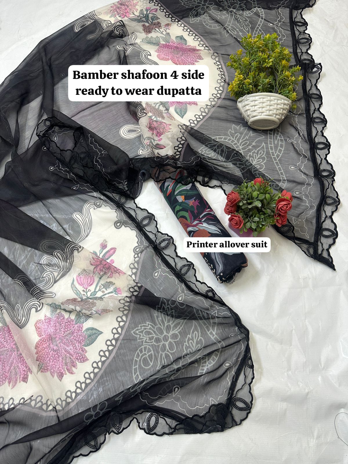 SUMMER COLLECTION BAROQUE UNSTITCHED 3 PIECE