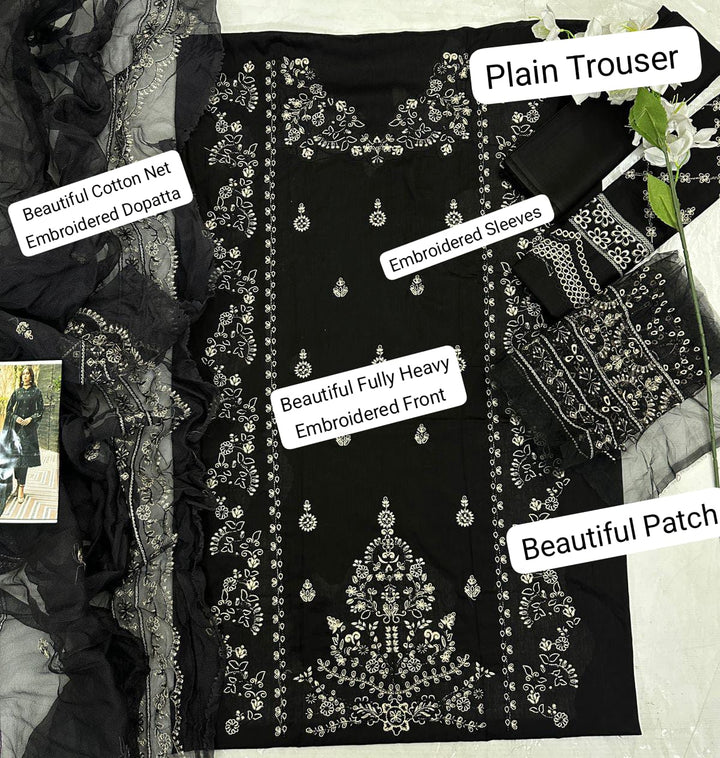 SUMMER LAWN COLLECTION FRASHA UNSTITHED 3 PIECE