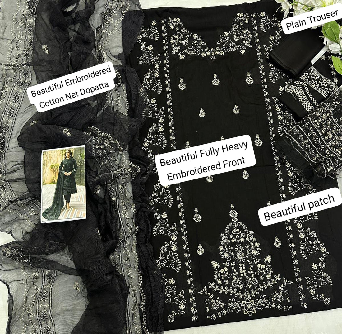 SUMMER LAWN COLLECTION FRASHA UNSTITHED 3 PIECE