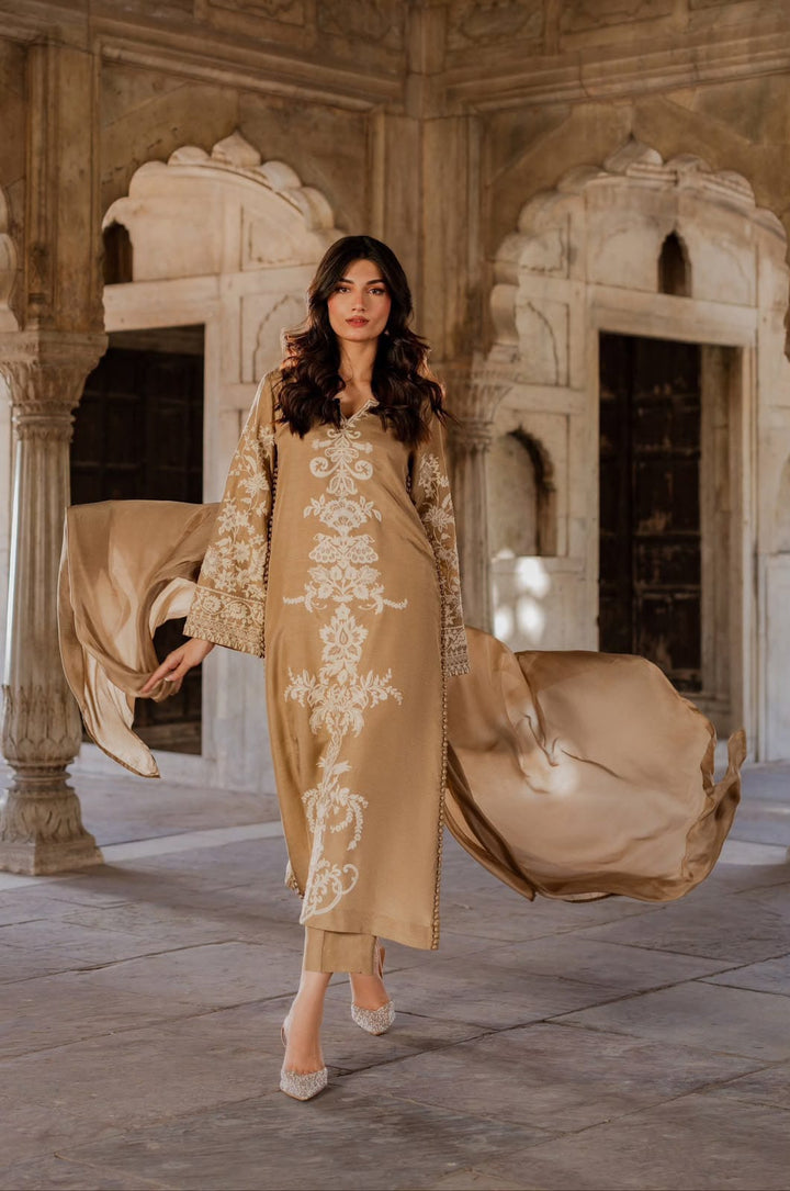 MIRANA Silk Edit 2026 – Premium Charmuse &amp; Chiffon 3-Piece Suit