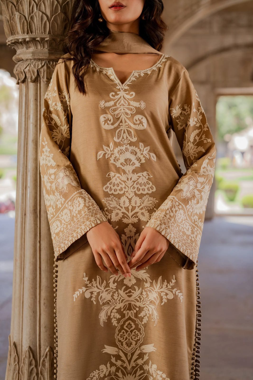 MIRANA Silk Edit 2026 – Premium Charmuse &amp; Chiffon 3-Piece Suit