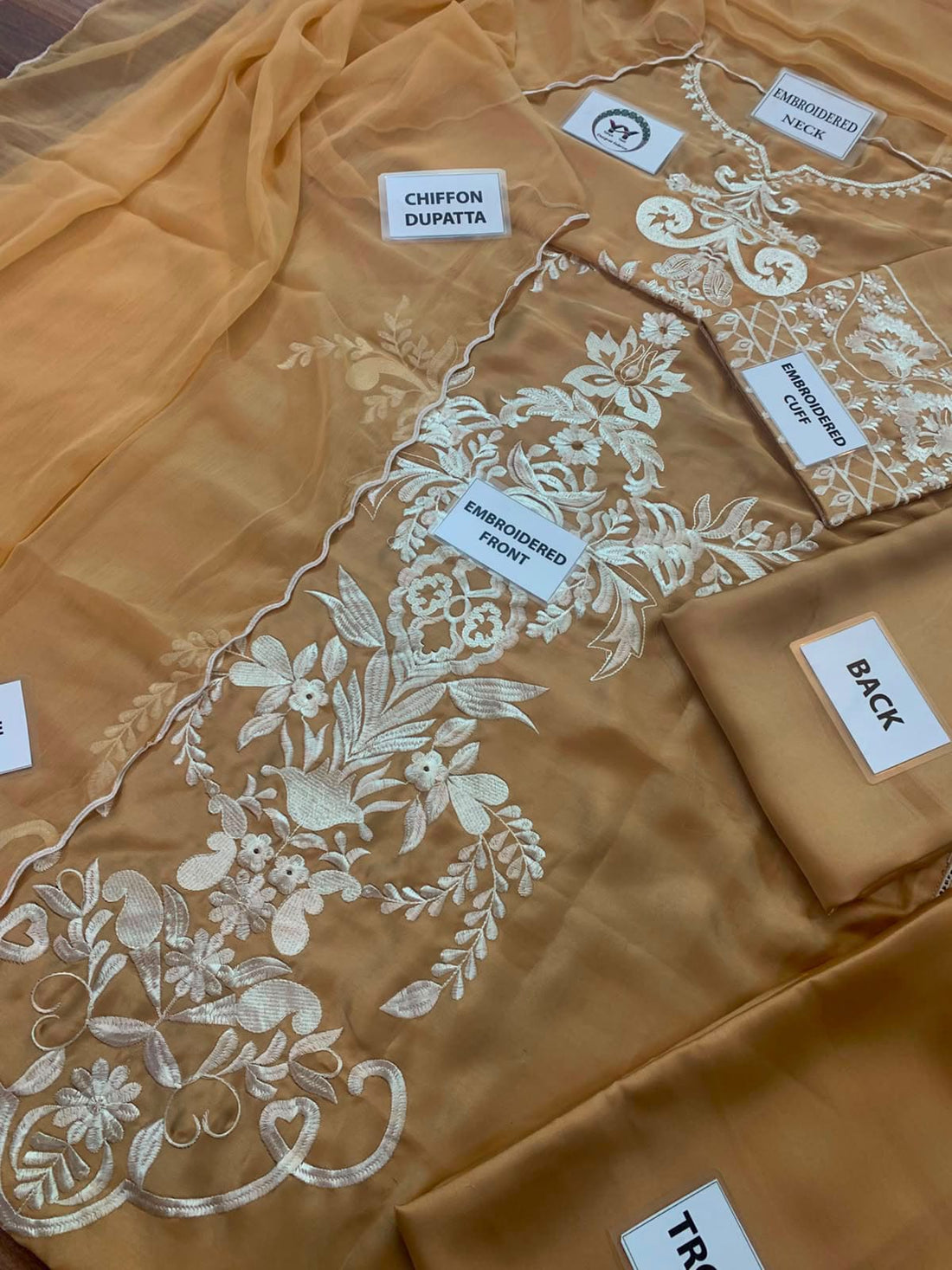 MIRANA Silk Edit 2026 – Premium Charmuse &amp; Chiffon 3-Piece Suit