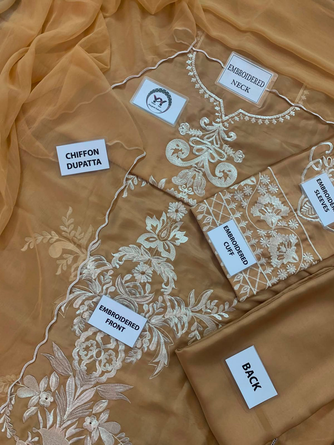 MIRANA Silk Edit 2026 – Premium Charmuse &amp; Chiffon 3-Piece Suit