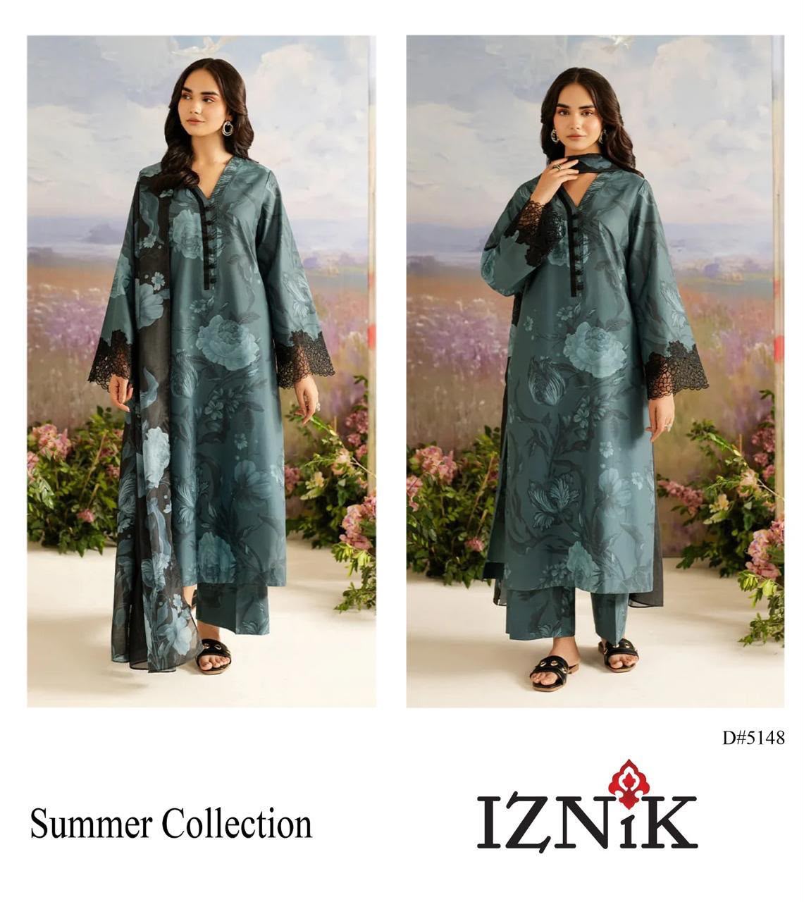 UNSTITCHED SUMMER LAWN COLLECTION 3 PIECE
