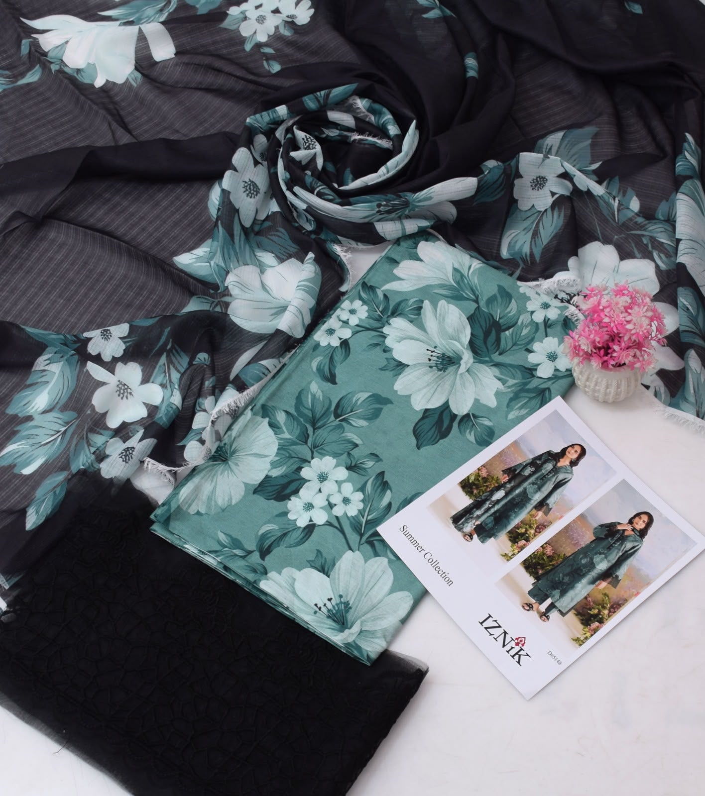 UNSTITCHED SUMMER LAWN COLLECTION 3 PIECE