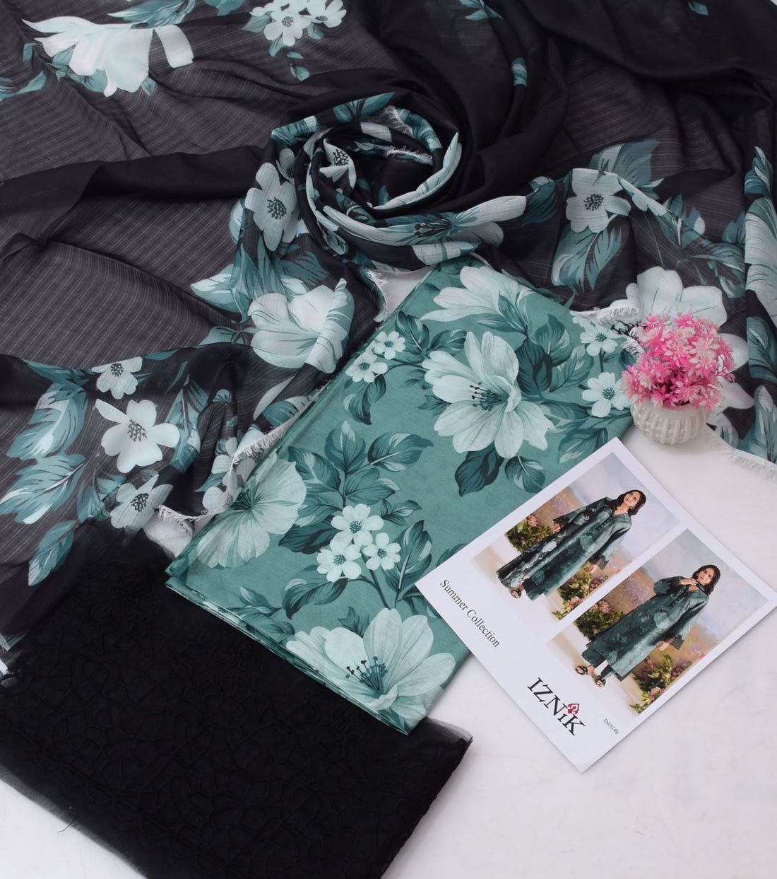 UNSTITCHED SUMMER LAWN COLLECTION 3 PIECE