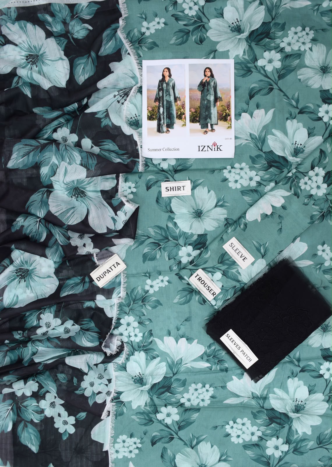 UNSTITCHED SUMMER LAWN COLLECTION 3 PIECE