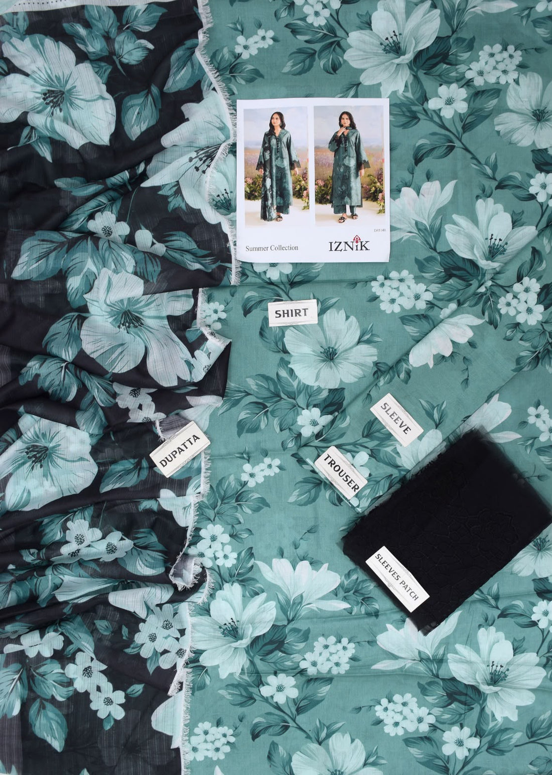 UNSTITCHED SUMMER LAWN COLLECTION 3 PIECE